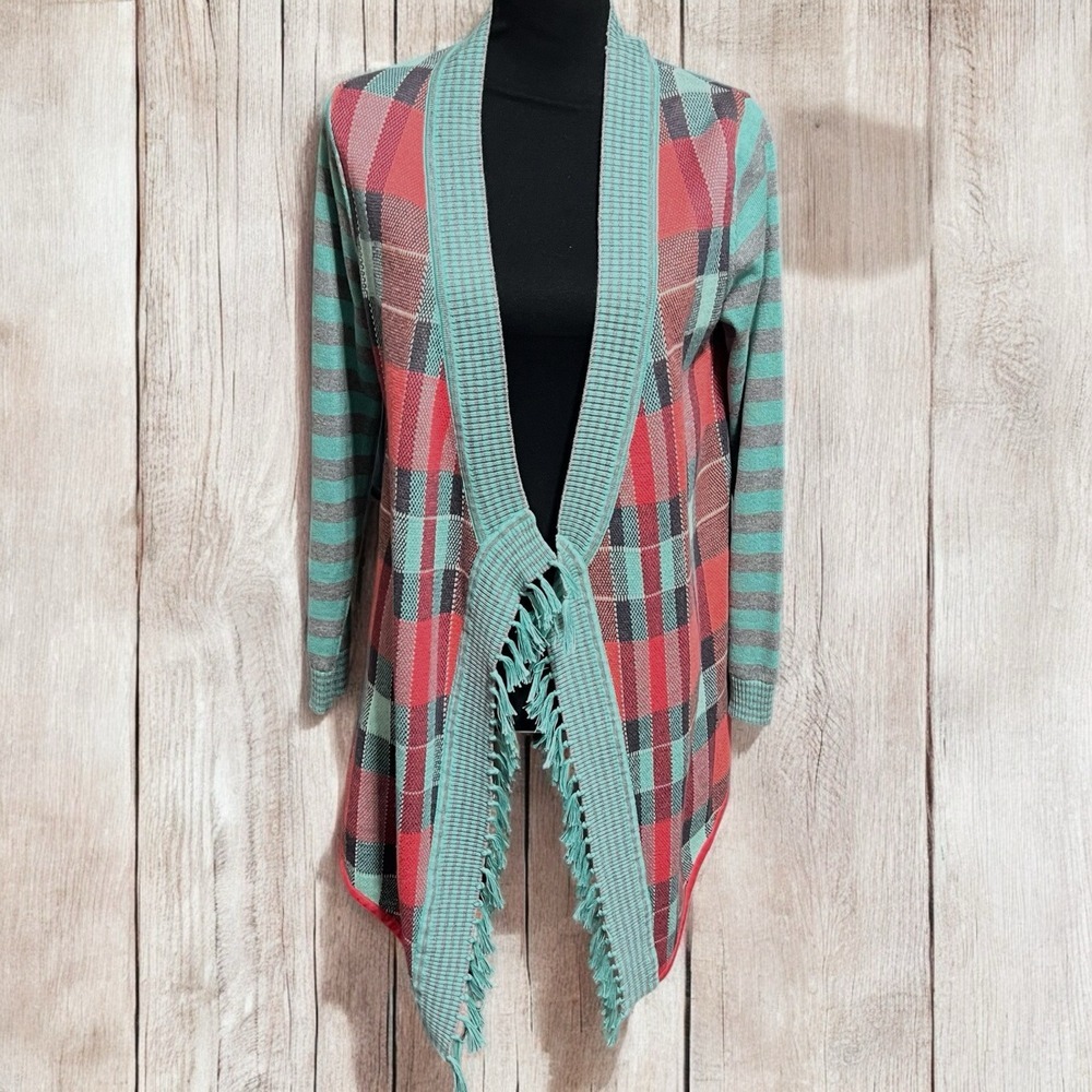 Matilda Jane NWT Women's‎ Size XS Once Upon A Time Red Marmalade Open Cardigan